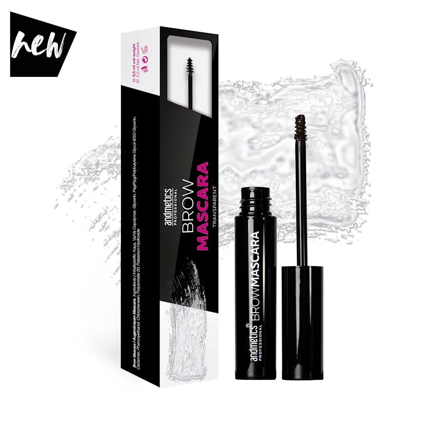 Bryn og vipper_Andmetics Brow Mascara Gel Professional transparent - Youth.no