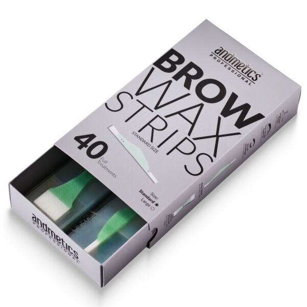 Bryn og vipper_Andmetics Brow Wax Strips standard 40 - Youth.no