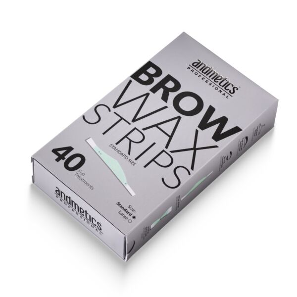 Bryn og vipper_Andmetics Brow Wax Strips standard 40 - Youth.no