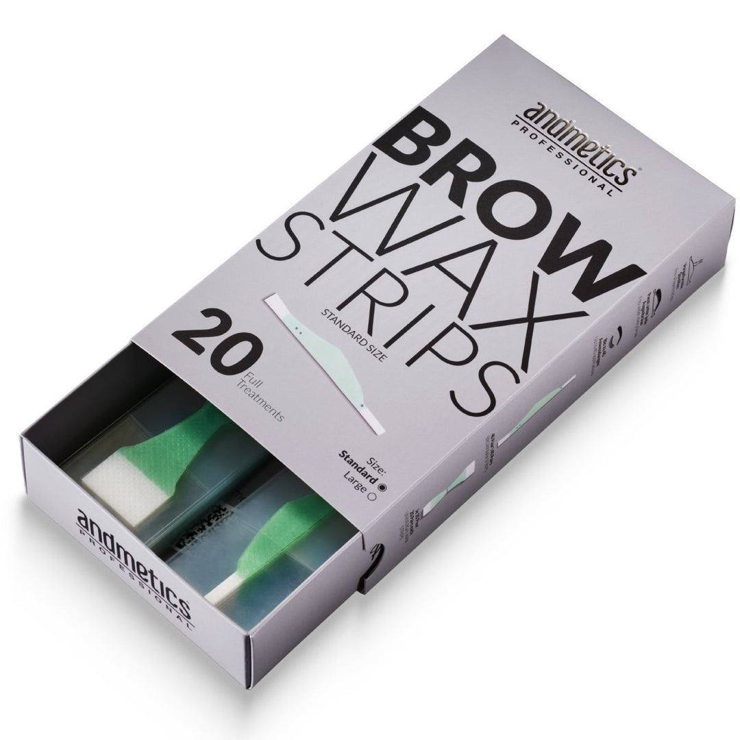 Bryn og vipper_Andmetics Brow Wax Strips Women Professional 20 - Youth.no