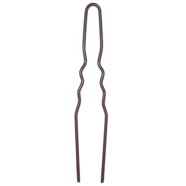 _Hair Pin Brown 67Mm 20Stk - Youth.no