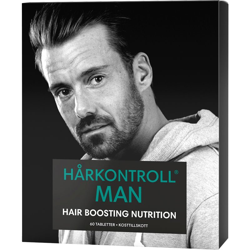 _Hårkontroll Man Hair Boosting Nutrition 60 stk - Youth.no