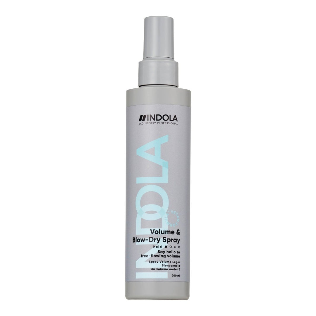 Varmebeskyttelse_Indola Volume & blow - dry spray 200ml - Youth.no