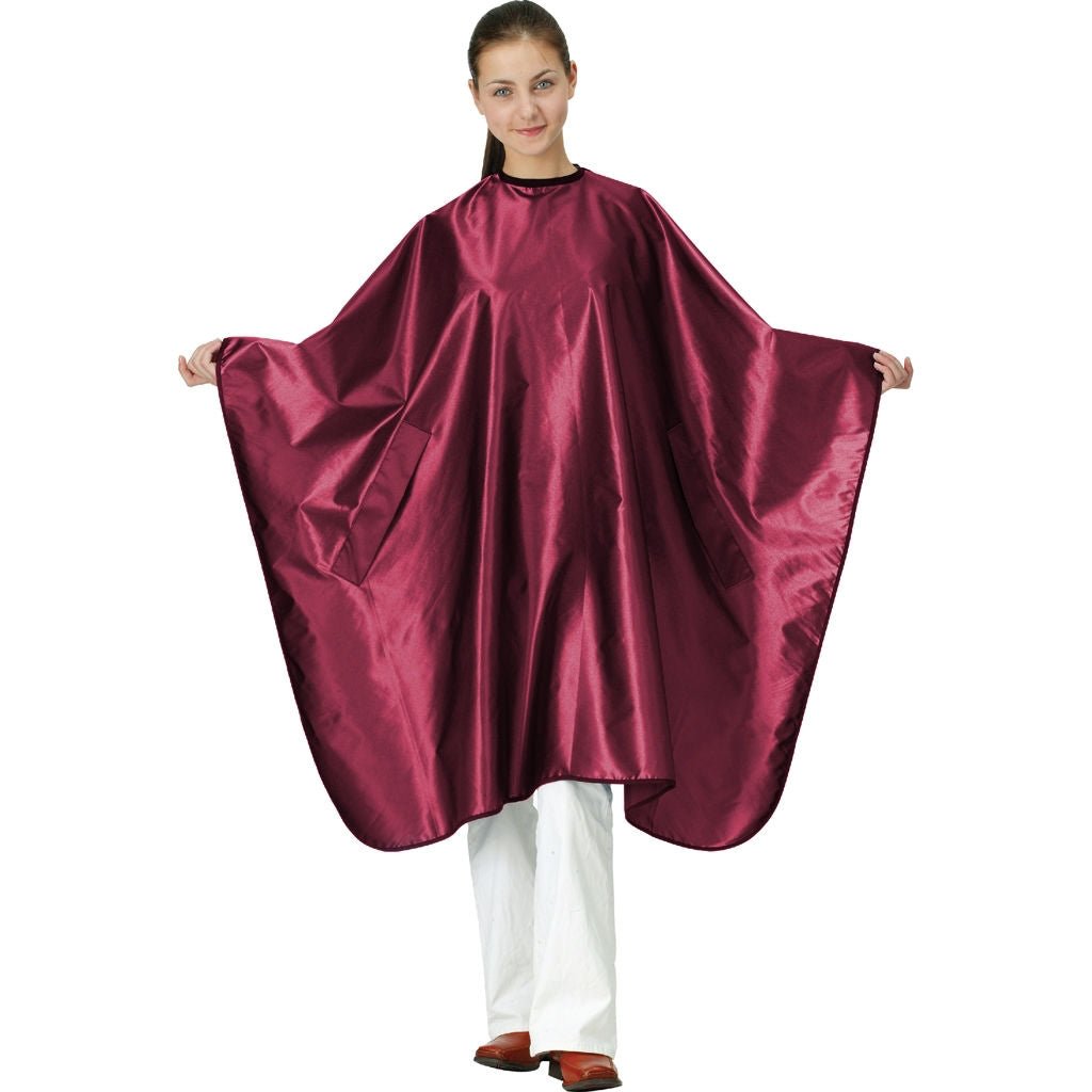 _Satin Cape Burgundy - Youth.no